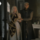 Rhaenyra, her husband, and her baby